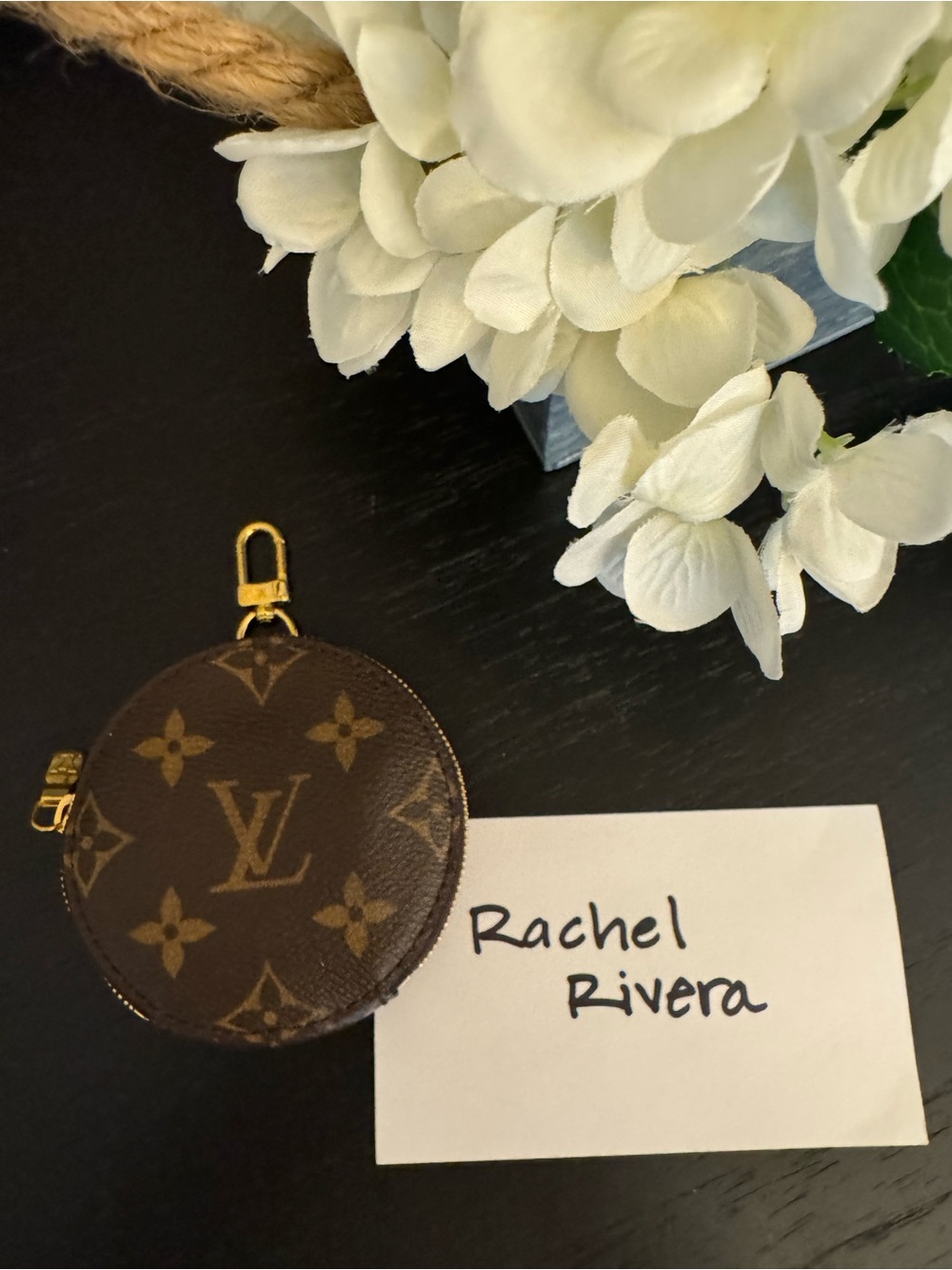Louis Vuitton Multi Pochette Accessoires Round Coin Purse Monogram